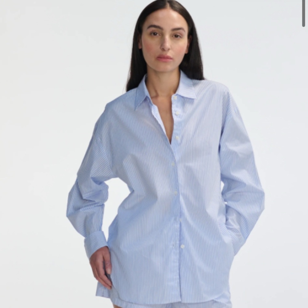 Almina Concept Oversized Cotton Shirt